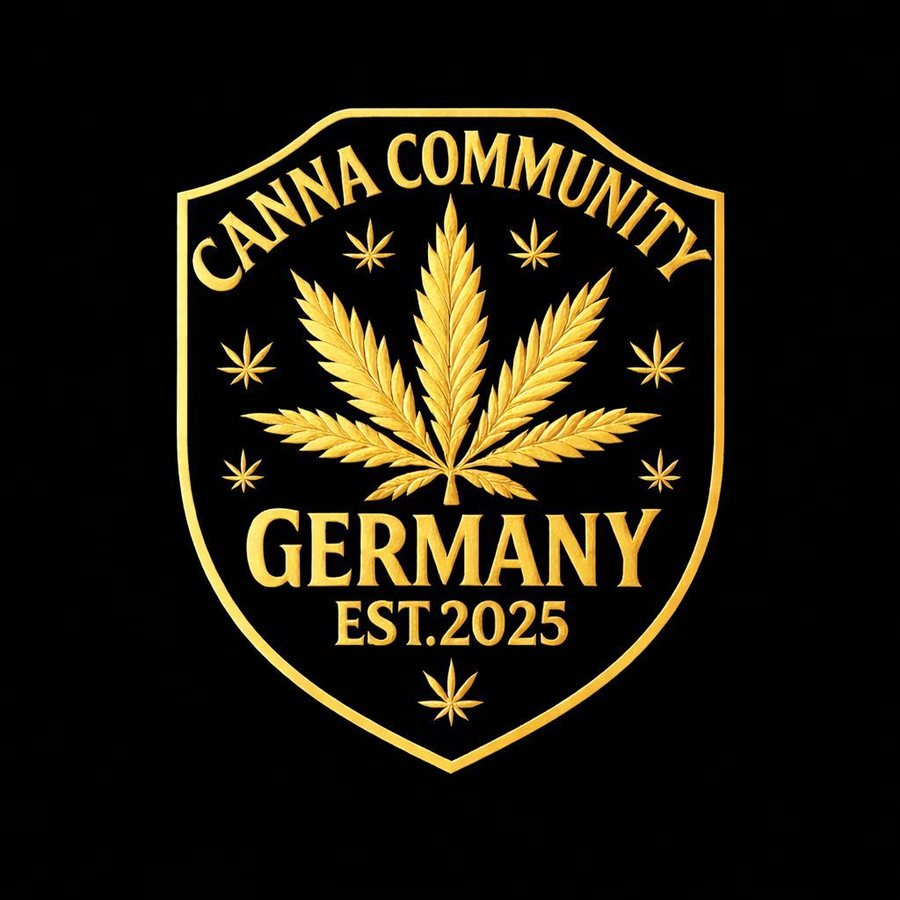 Canna Community Wappen in Gold