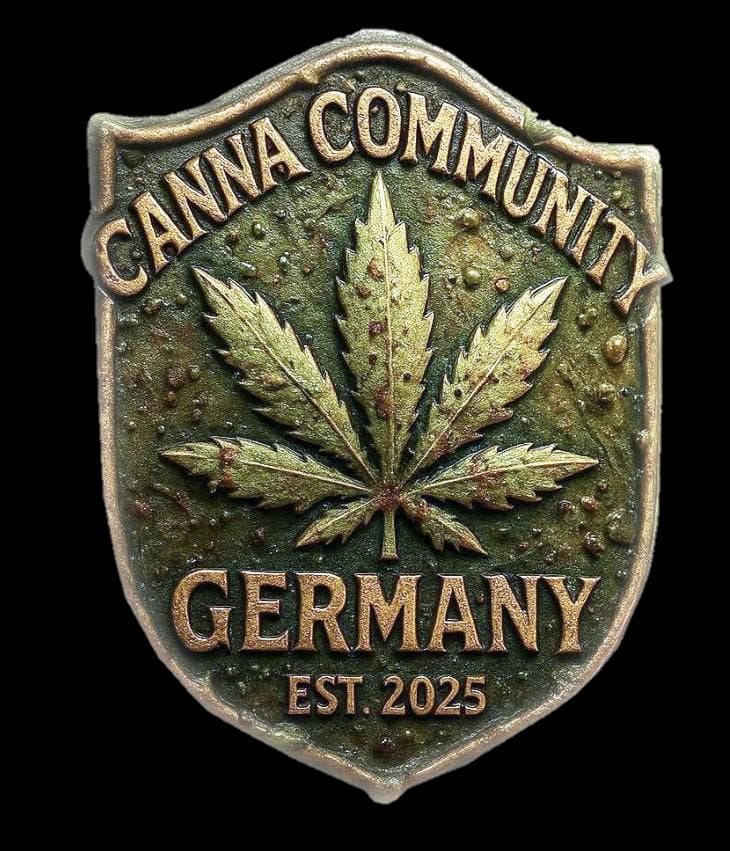 Canna Community Wappen in Bronze-Patina